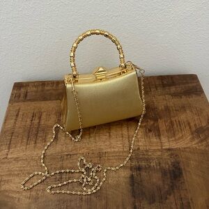Elegant Gold Handbag vintage evening bag